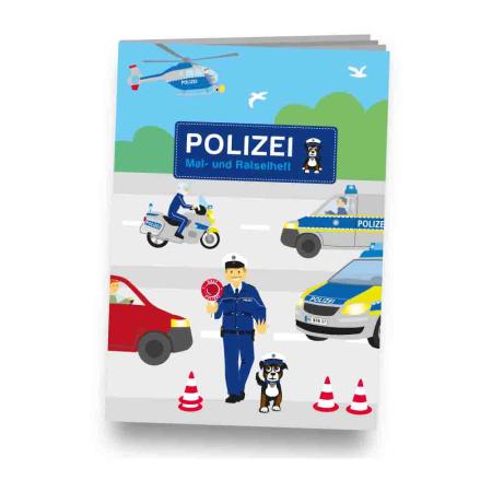 Mal- und Rätselheft – Polizei